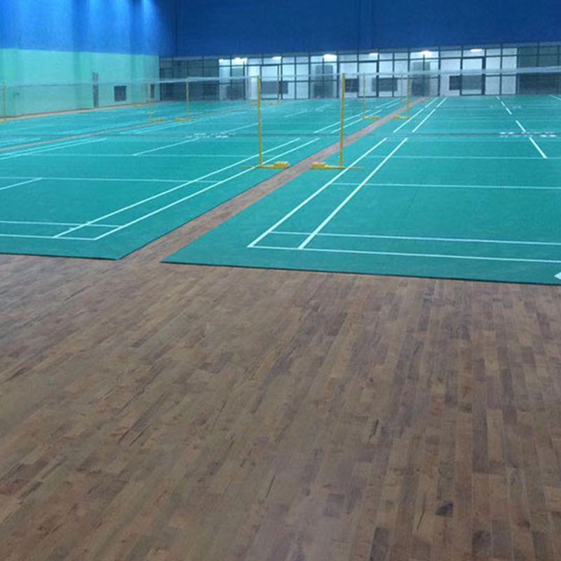 塑膠羽毛球場 塑膠PVC羽毛球場施工廠家價格 專業(yè)品質